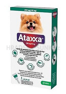 Ataxxa Spot-on Dog S 200mg/40mg 1x0,4ml ,  EXPIRACE 01/2026