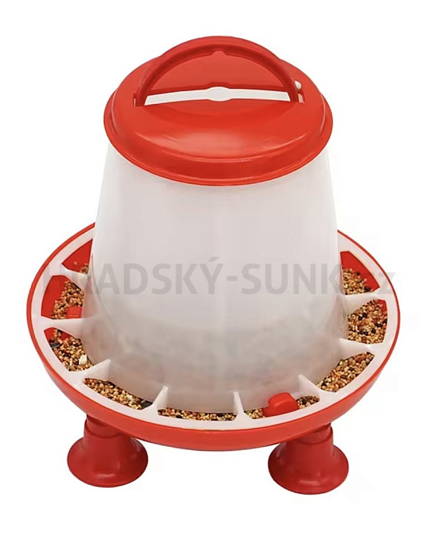Krmítko plastové PM 5 kg na nožkách
