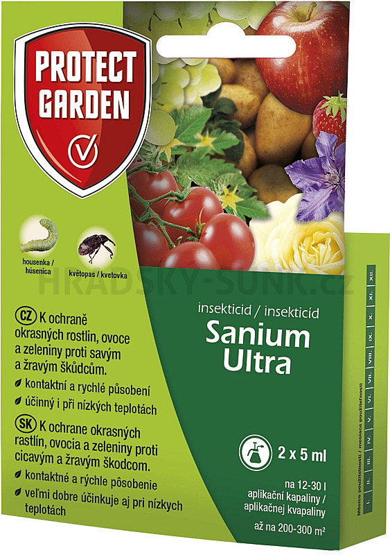 Sanium Ultra - okrasné rostliny, ovoce a zelenina 2x5 ml PG SBM
