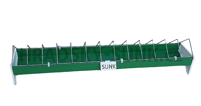 Žlabové krmítko plastové C - 1 m