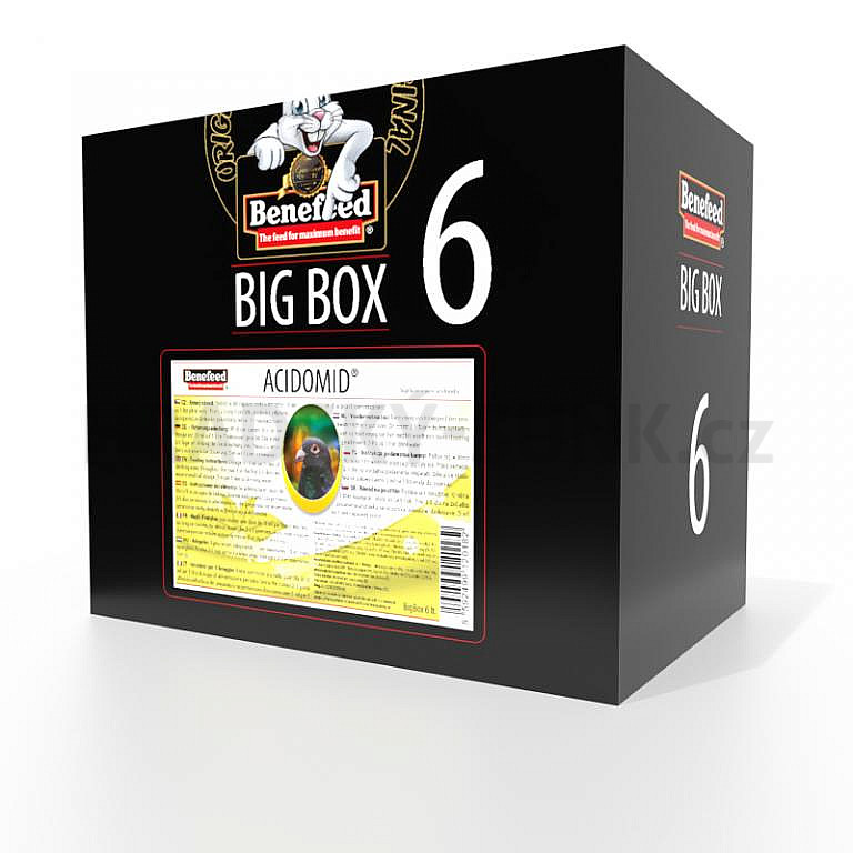 Acidomid holub- 6 l,  BIG BOX - prevence kokcidií, bakterí a plísní