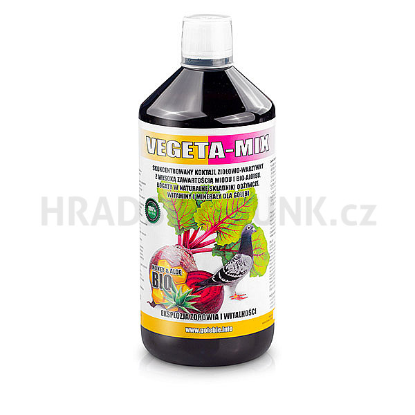 Vegeta - Mix 1000ml - mrkev, celer, červená řepa, křen, petržel, česnek, atd.