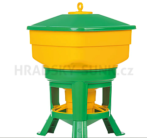 Krmítko hranaté plastové  na 30 litrů = 20 kg krmiva
