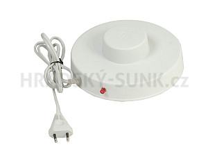 Temperovací podložka s výstupkem, průměr 18cm,  15W / 230V s diodou