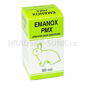 EMANOX PMX 50 ml - přírodní doplněk k předcházení kokcidiózy